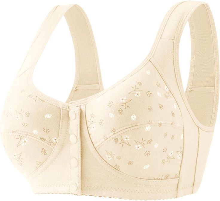 women front open button bra